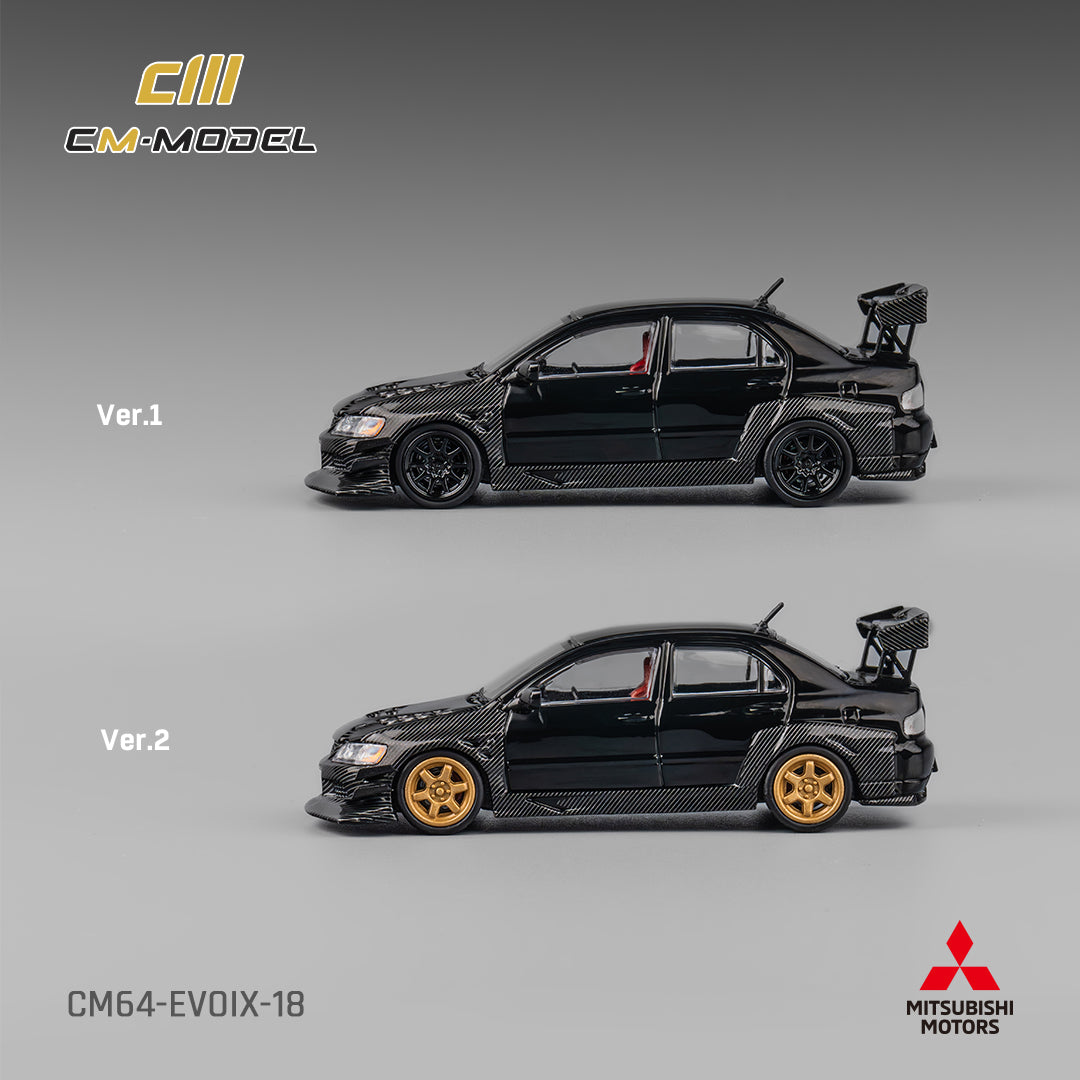 CM Model 1:64 Mitsubishi Evolution IX w/ Quick Release Wheels