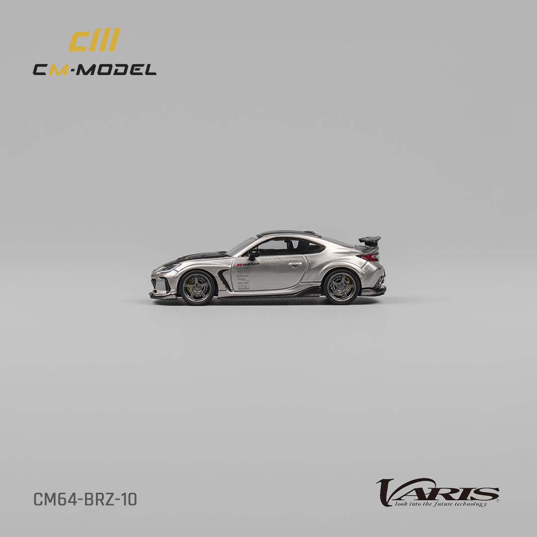 CM-Model 1:64 Subaru BRZ Varis Widebody Metallic gray