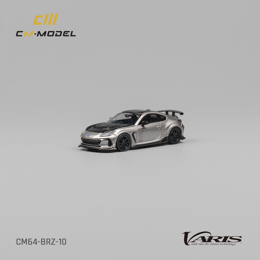 CM-Model 1:64 Subaru BRZ Varis Widebody Metallic gray