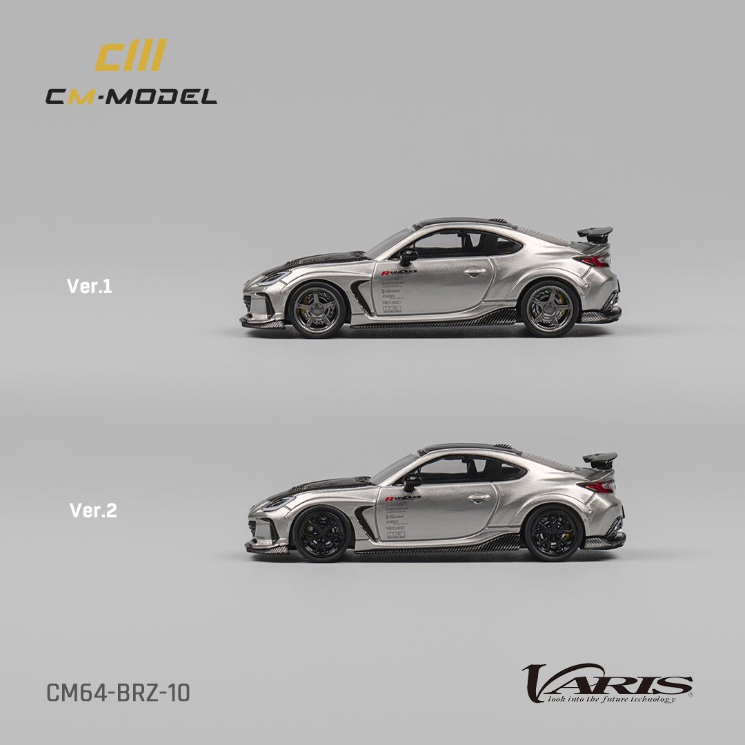 CM-Model 1:64 Subaru BRZ Varis Widebody Metallic gray