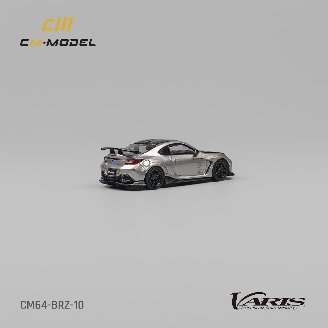 CM-Model 1:64 Subaru BRZ Varis Widebody Metallic gray