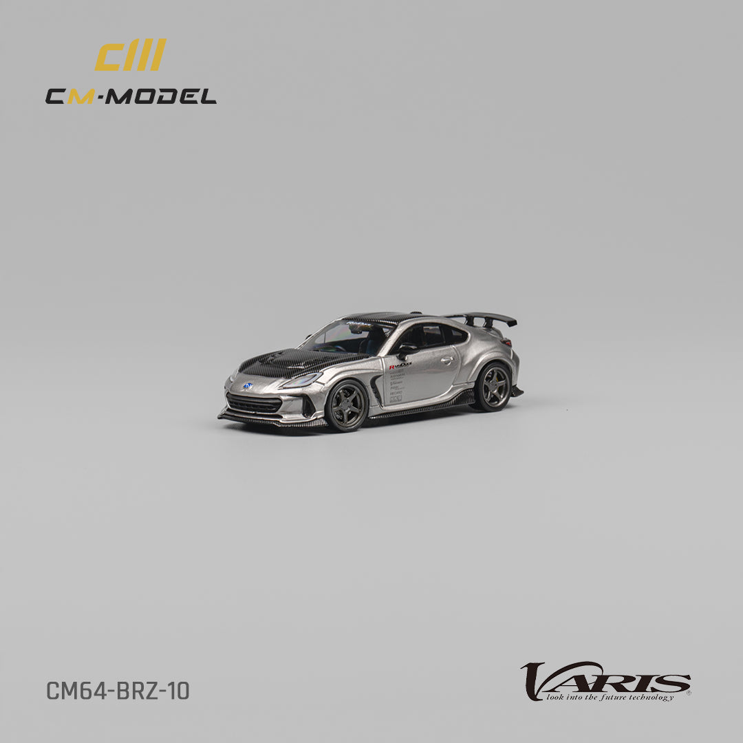 CM-Model 1:64 Subaru BRZ Varis Widebody Metallic gray