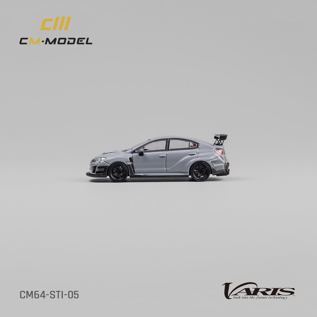 CM-Model 1:64 Subaru STI Varis Widebody 1.0 Gray