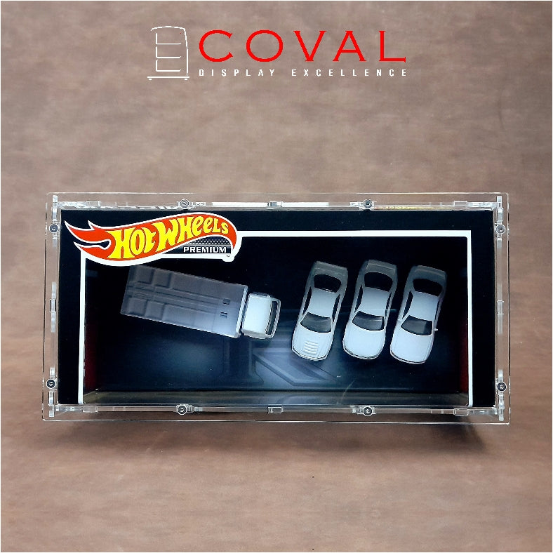 COVAL HBS-101S Acrylic Display Case for Hot Wheels Smaller Premium Diorama Box Set