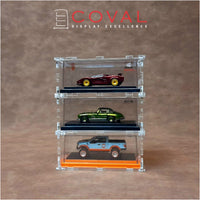 Thumbnail for COVAL RBX-101-3PK Acrylic Display Case for Standard Hot Wheels RLC Boxed Cars *Stackable