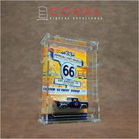 Thumbnail for COVAL SRC-101D Acrylic Display Case for 1 x 1 Carded RLC and Mainline Hot Wheels *Stackable *Wallmountable