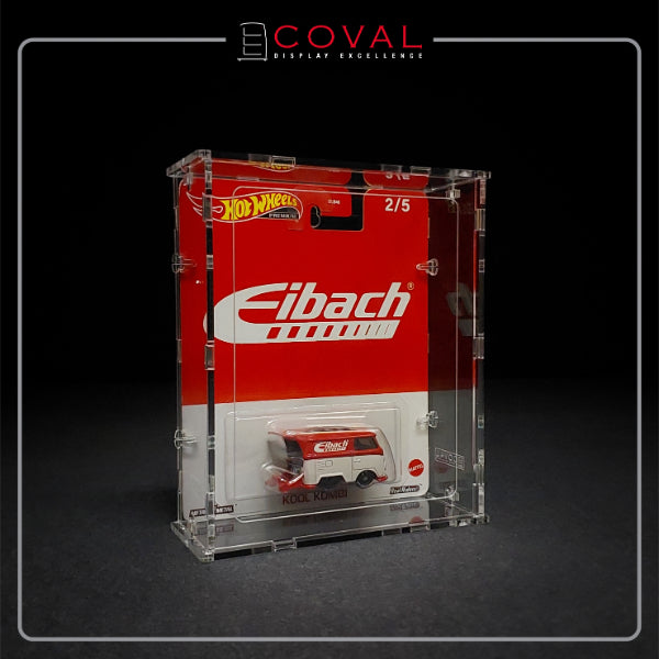 COVAL SWC-101 Acrylic Display Case for Single Wide Premium Carded Hot Wheels *Stackable *Wallmountable