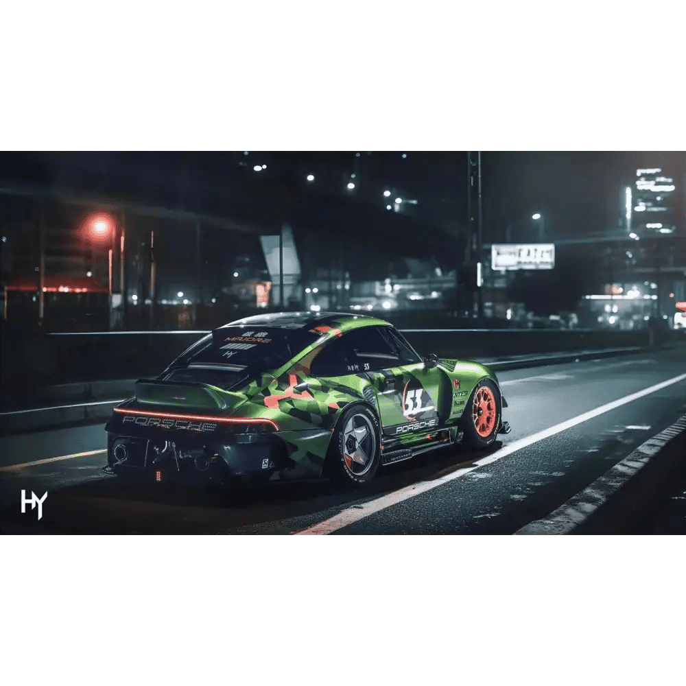 DCM 1:64 Porsche RWB 930 Green #53