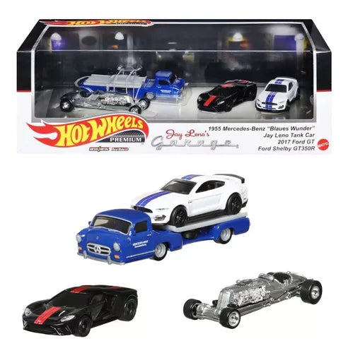 Hot Wheels Premium 1:64 Collectors Boxset Jay Lenos Garage