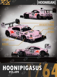 Thumbnail for Error 404 1:64 Porsche 911 Ken Block Pink 43 HOONIPIGASUS