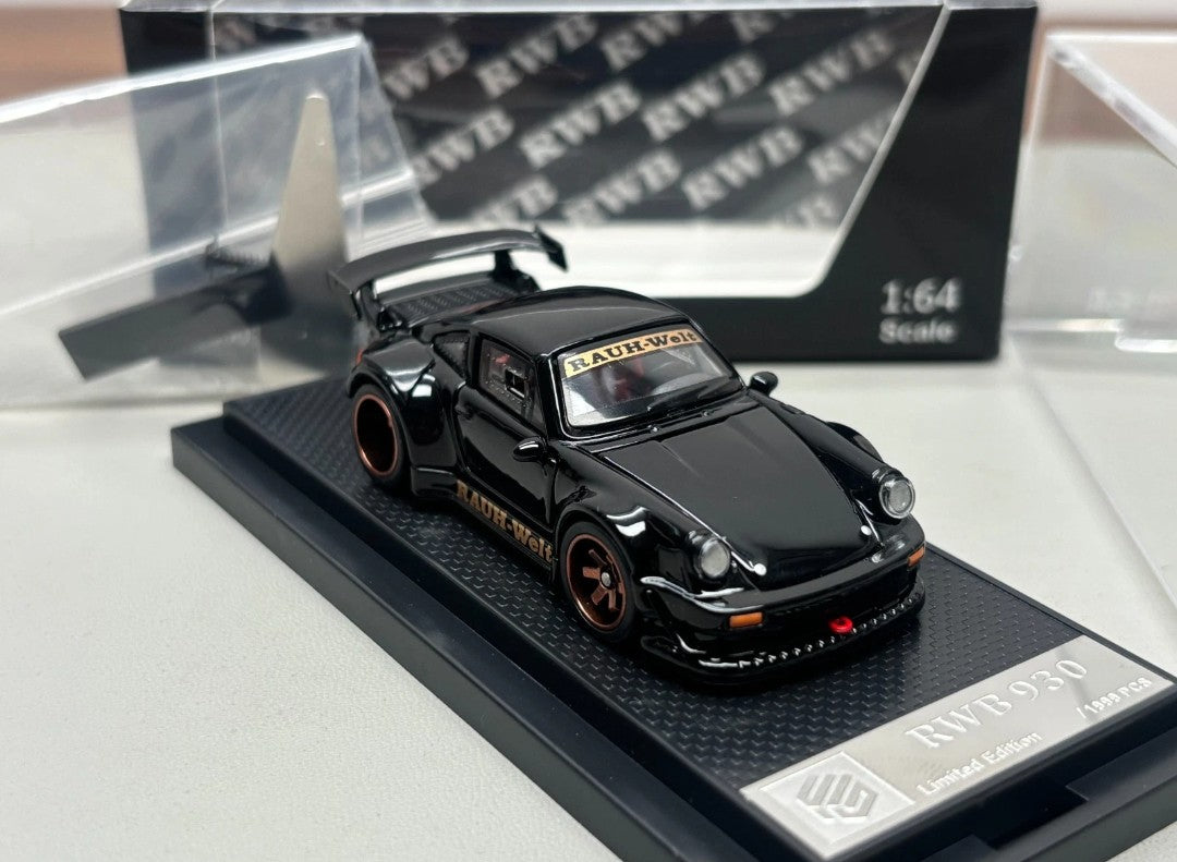 FG 1:64 Porsche RWB 930 Fully Open Black
