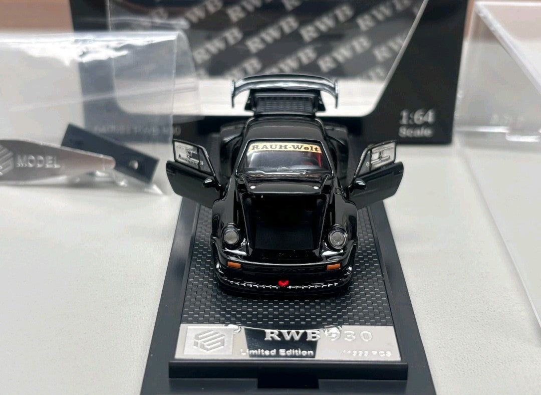 FG 1:64 Porsche RWB 930 Fully Open Black