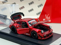 Thumbnail for FG 1:64 Porsche RWB 930 Fully Open Metallic Red