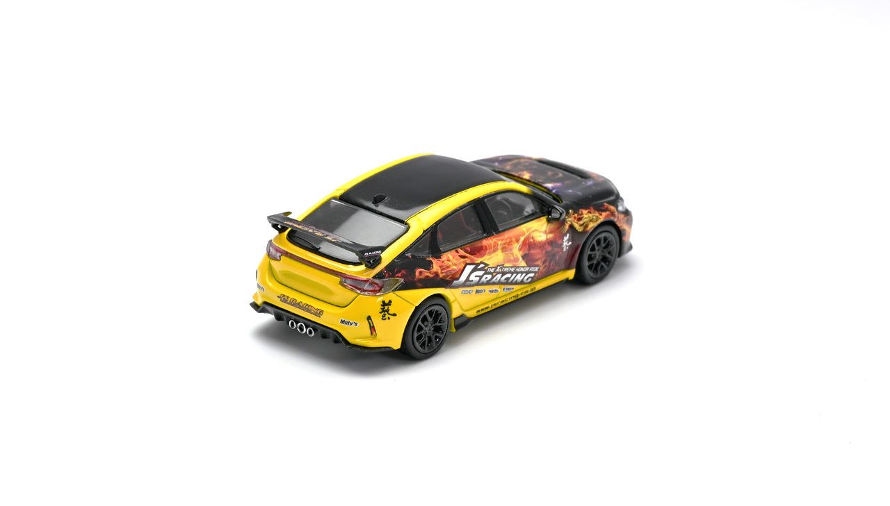 (PRE-ORDER) INNO64 1:64 HONDA CIVIC TYPE R (FL5) J'S RACING "MAOU"
