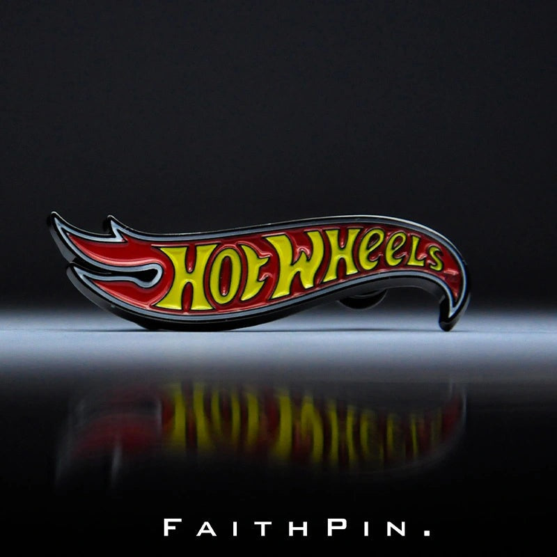 Faith Pin Hot Wheels Logo Hat Pins