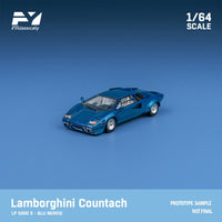 Thumbnail for Finclassically 1:64 Lamborghini Countach Blue