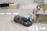 Thumbnail for Focal Horizon 1:64 Nissan GT-R R35 Full Carbon Black