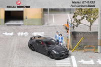 Thumbnail for Focal Horizon 1:64 Nissan GT-R R35 Full Carbon Black