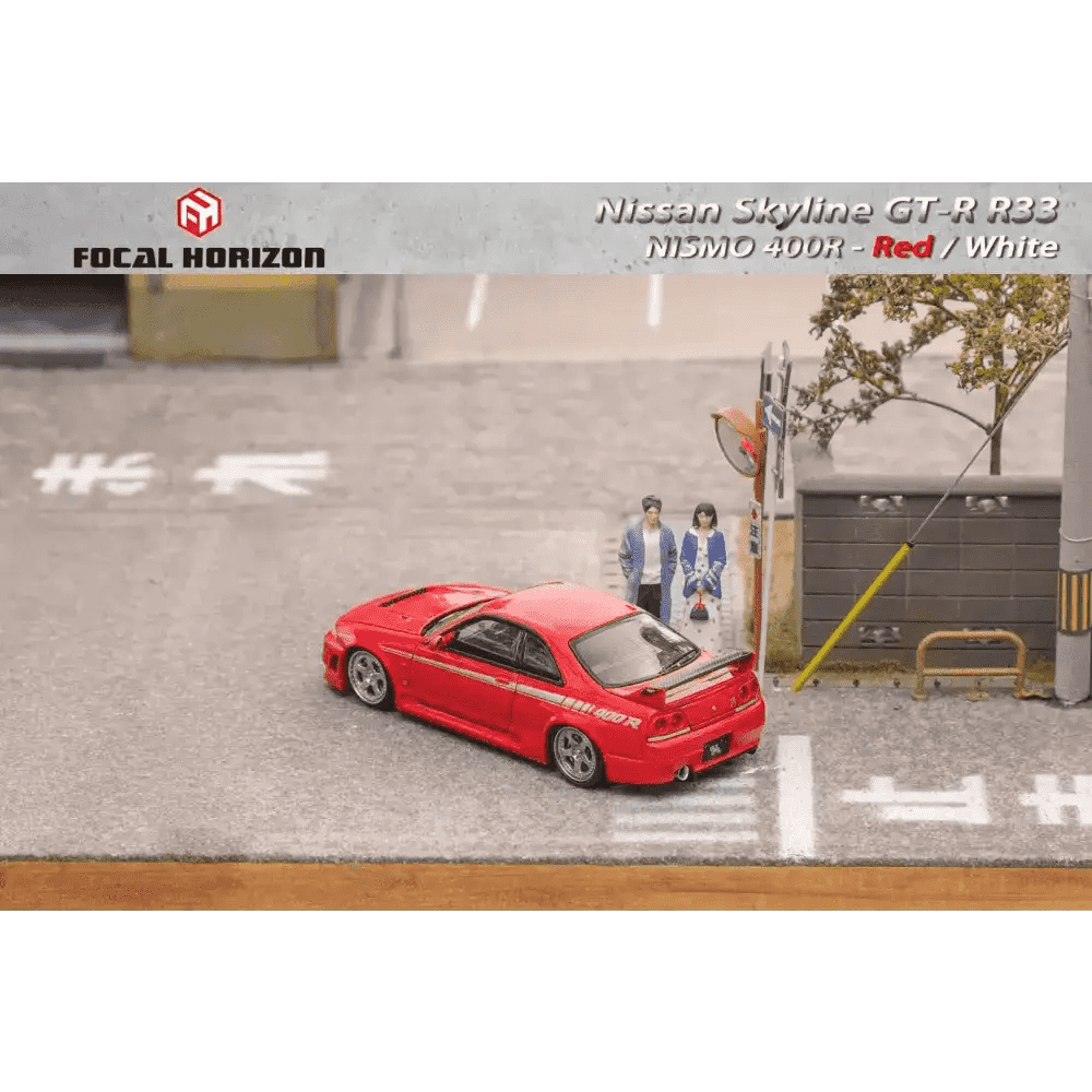 Focal Horizon 1:64 Nissan Skyline R33 400R w/ Opening Hood RED