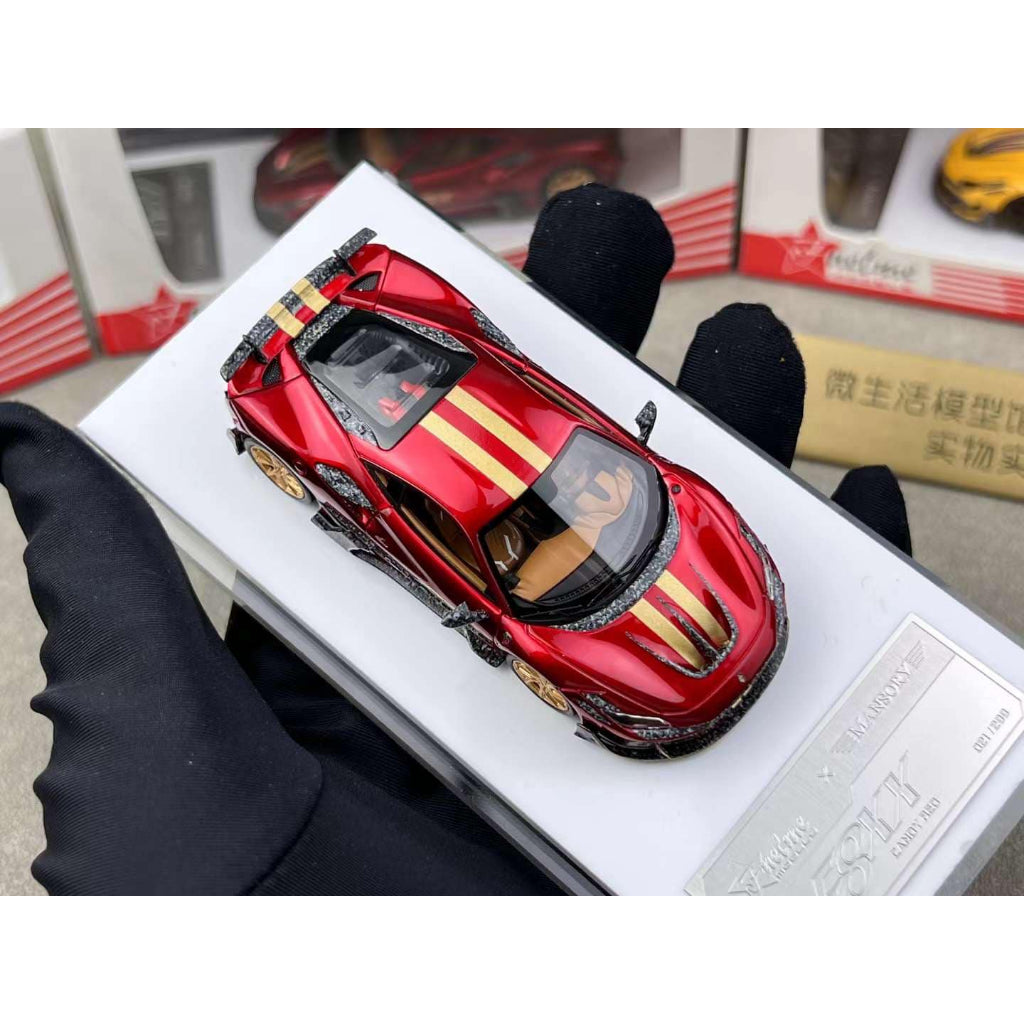 FuelMe 1:64 Ferrari Tributo Mansory F8XX Rosso Corsa Red