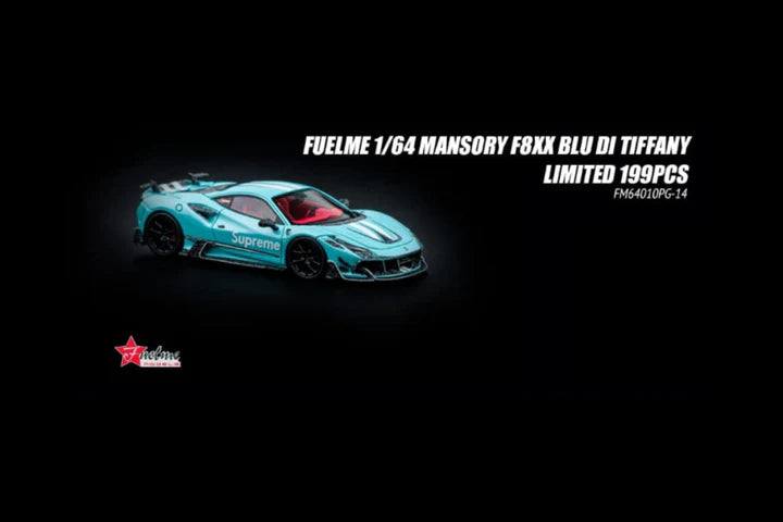 FuelMe 1:64 Mansory Ferrari F8XX Tiffany Blue Supreme