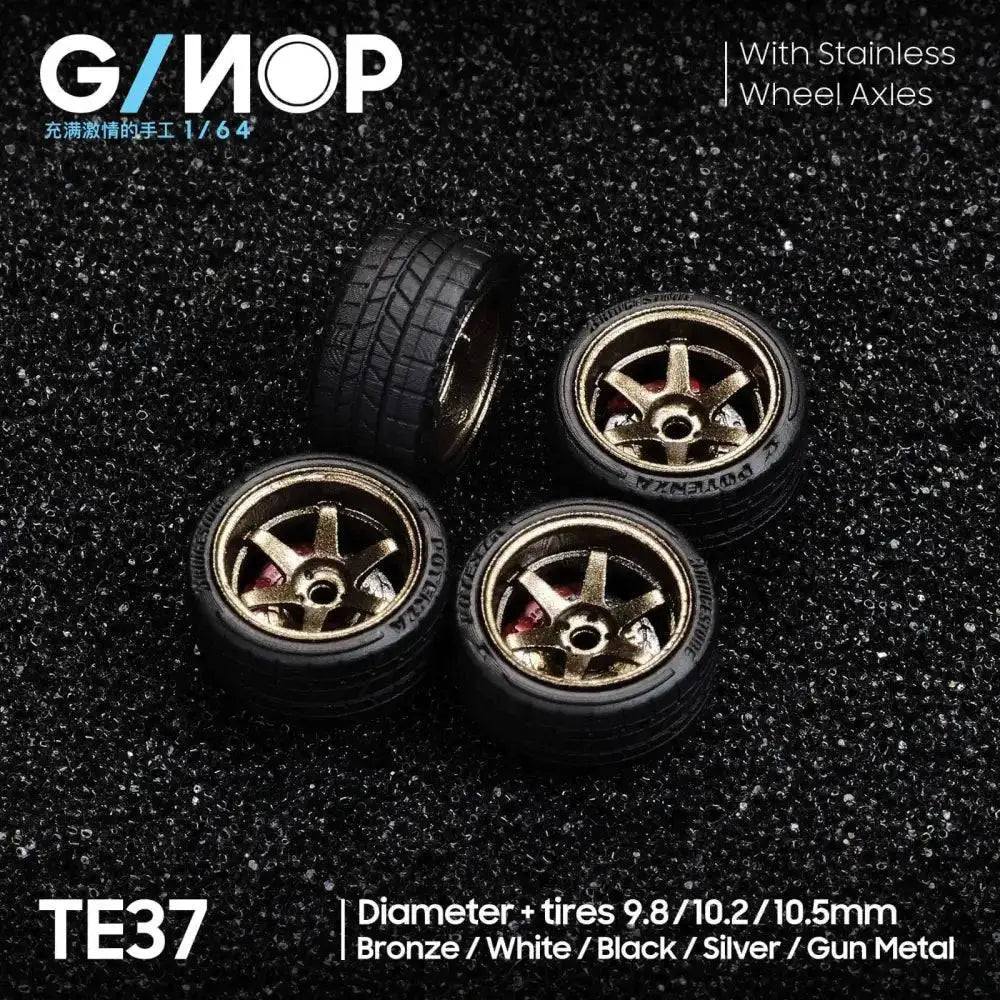 G_NOP 1:64 Alloy Wheels w/Brakes 10.5mm