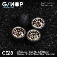 Thumbnail for G_NOP 1:64 Alloy Wheels w/Brakes 10.5mm