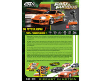 Thumbnail for (PRE-ORDER) Greenlight Motion 1:64 RC The Fast & The Furious 1994 Toyota Supra “Brian’s Supra” Combo Set