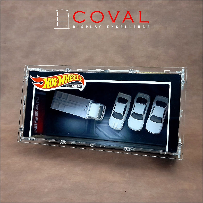 COVAL HBS-101S Acrylic Display Case for Hot Wheels Smaller Premium Diorama Box Set