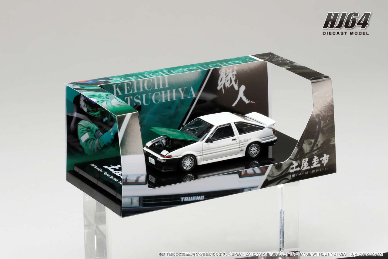 PRE-ORDER Hobby Japan 1:64 Toyota SPRINTER TRUENO AE86 DRIFT KING DORI DORI