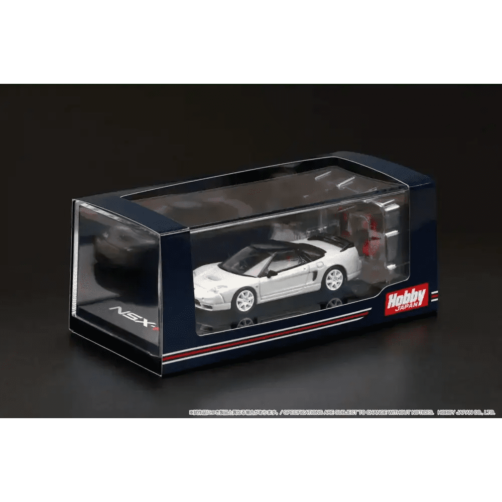 Hobby Japan 1:64 Honda NSX-R NA2 w/ Genuine Seats Pearl White w/Black Roof