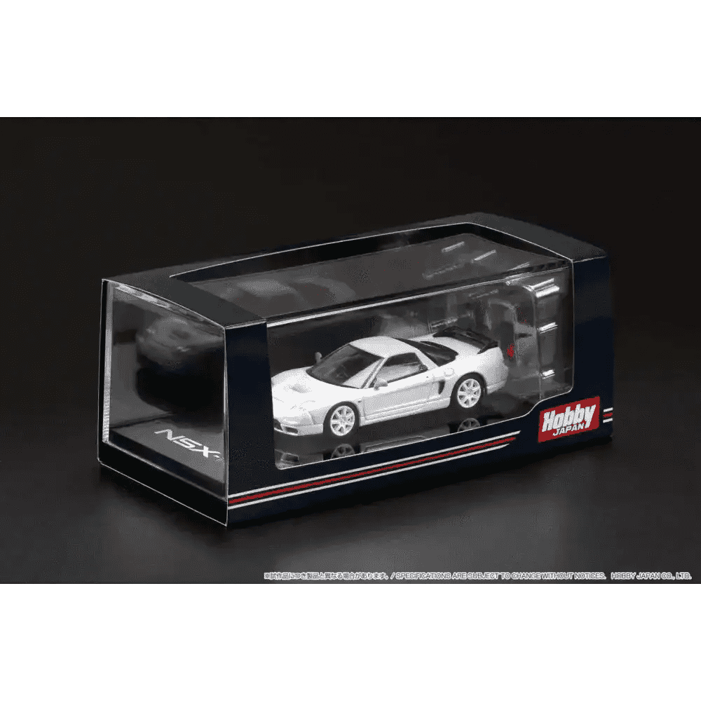 Hobby Japan 1:64 Honda NSX-R NA2 w/ Genuine Seats Pearl White