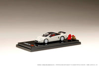 Thumbnail for Hobby Japan 1:64 Honda NSX-R NA2 w/ Genuine Seats Pearl White w/Black Roof