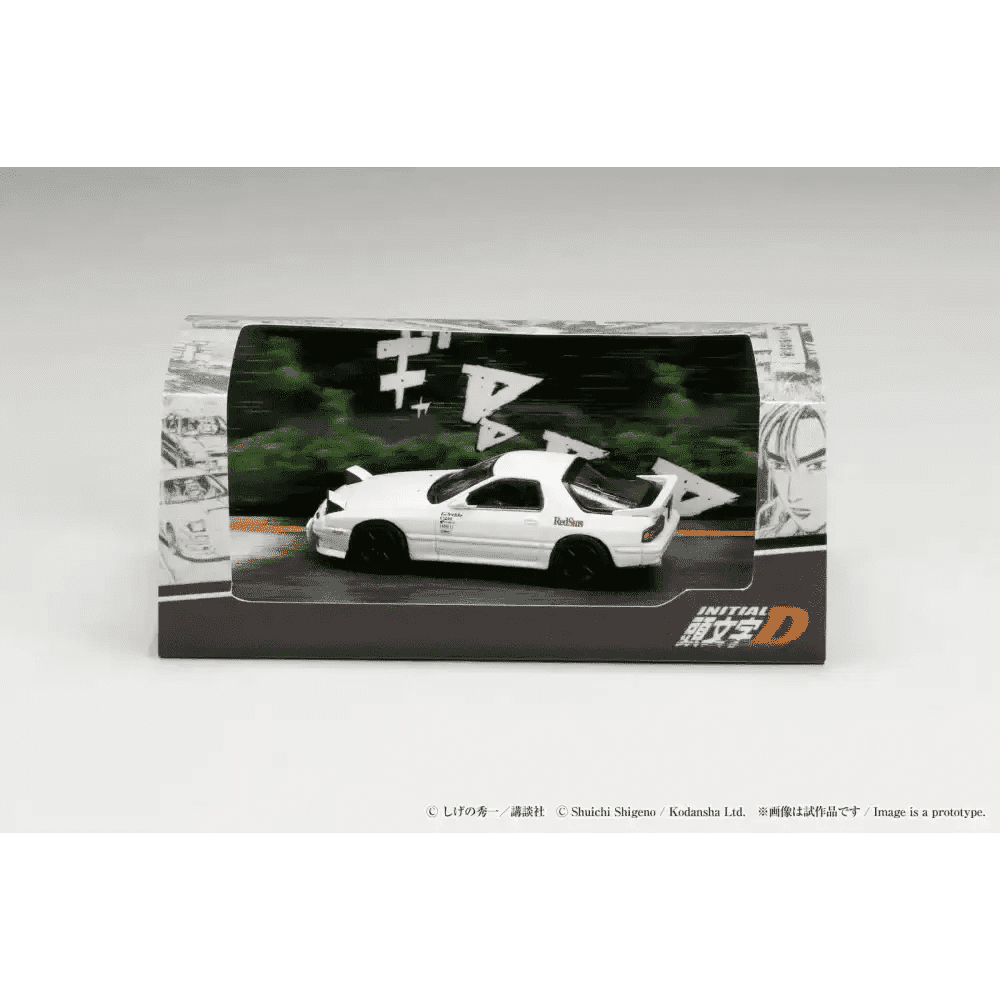 Hobby Japan 1:64 Initial D Mazda RX-7 FC3S VS Kyoichi Sudo With Ryosuke Takahashi Figure