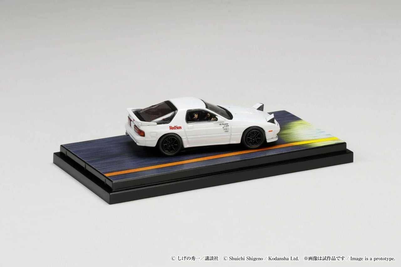 Hobby Japan 1:64 Initial D Mazda RX-7 FC3S VS Kyoichi Sudo With Ryosuke Takahashi Figure