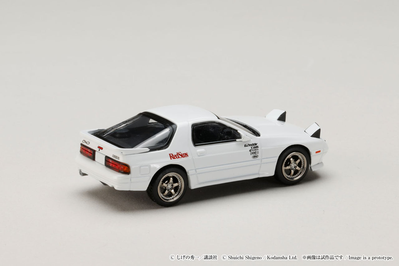 Hobby Japan 1:64 Mazda RX-7 FC3S RedSuns / INITIAL D Ryosuke Takahashi VS Takumi Fujiwara