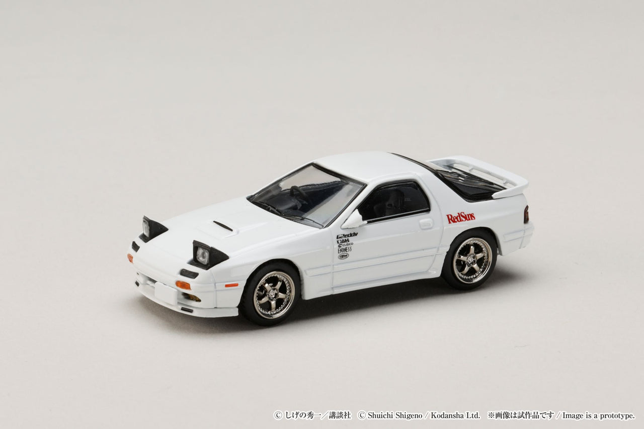 Hobby Japan 1:64 Mazda RX-7 FC3S RedSuns / INITIAL D Ryosuke Takahashi VS Takumi Fujiwara