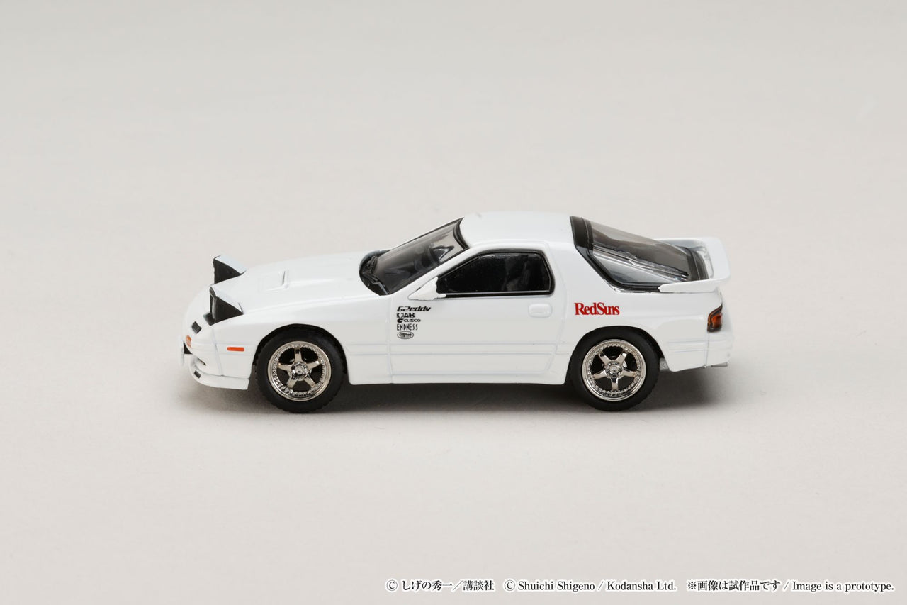 Hobby Japan 1:64 Mazda RX-7 FC3S RedSuns / INITIAL D Ryosuke Takahashi VS Takumi Fujiwara