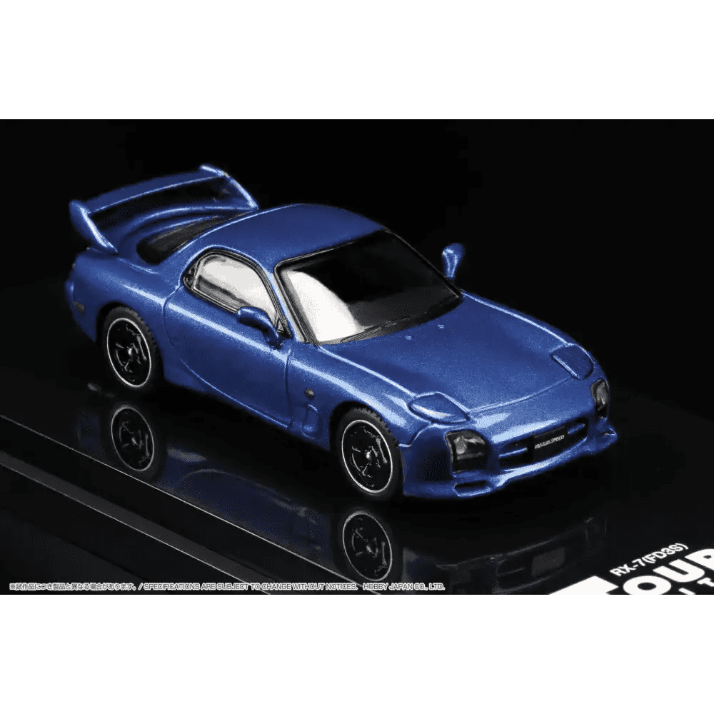 Hobby Japan 1:64 Mazda RX-7 FD3S A-Spec Mazda Speed Blue