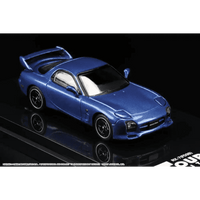 Thumbnail for Hobby Japan 1:64 Mazda RX-7 FD3S A-Spec Mazda Speed Blue