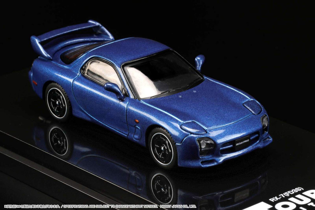 Hobby Japan 1:64 Mazda RX-7 FD3S A-Spec Mazda Speed Blue
