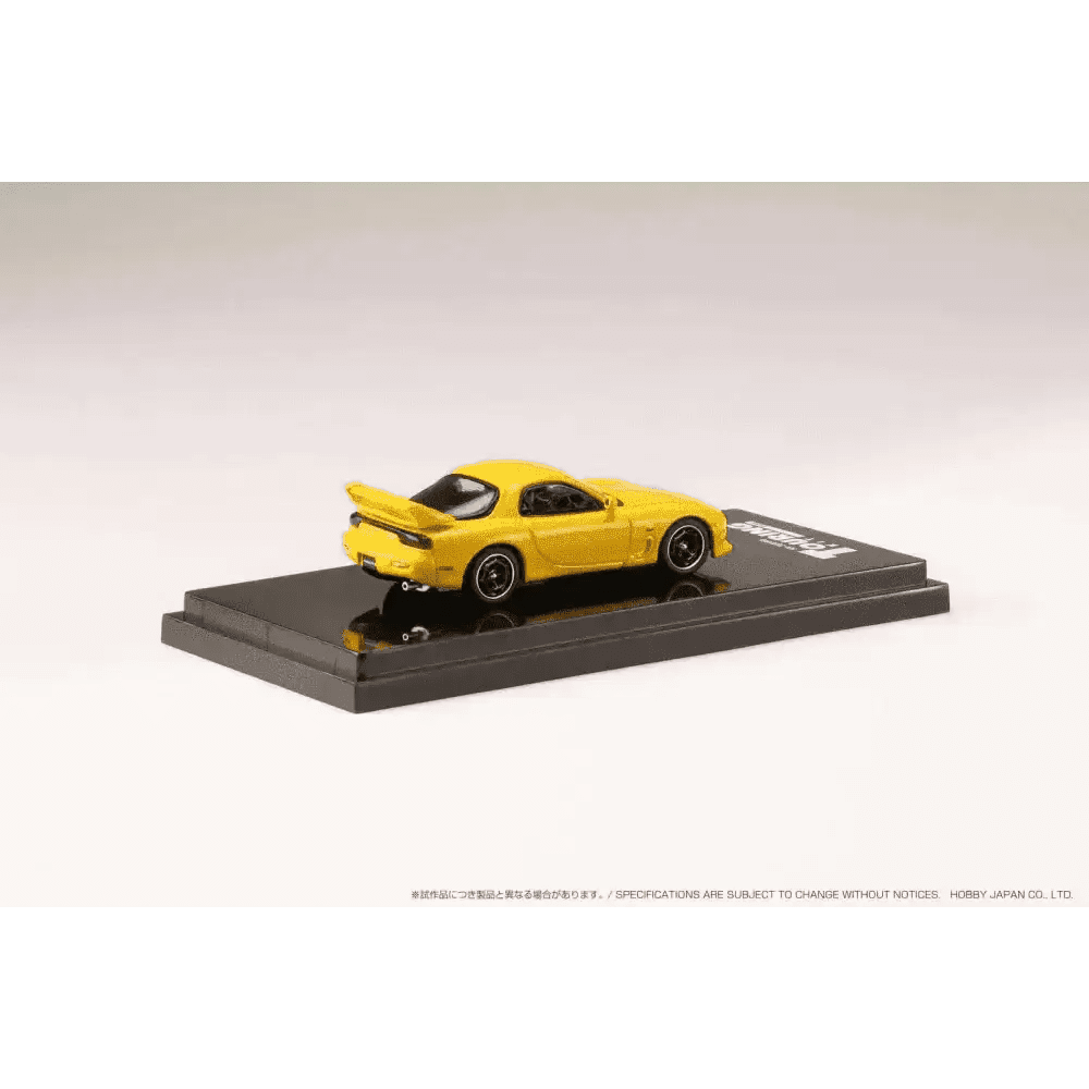 Hobby Japan 1:64 Mazda RX7 FD3S A-Spec Mazda Speed Sunburst Yellow