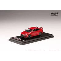 Thumbnail for Hobby Japan 1:64 Mitsubishi Lancer Evolution X Final Edition w/Engine Display RED