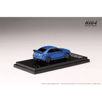 Thumbnail for Hobby Japan 1:64 Mitsubishi Lancer Evolution X Final Edition w/Engine Display BLUE