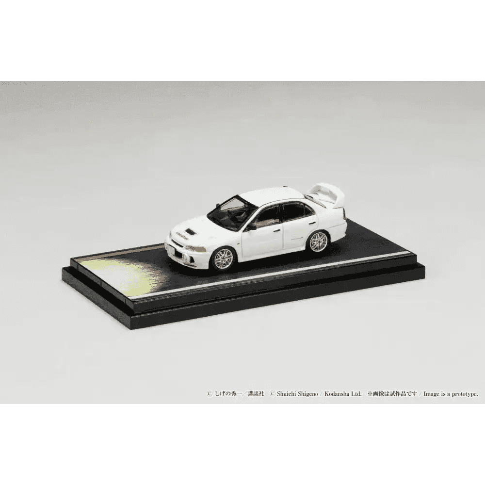 Hobby Japan 1:64 Mitsubishi Lancer RS Evolution Ⅳ / INITIAL D VS Takumi Fujiwara With Seiji Iwaki Figure