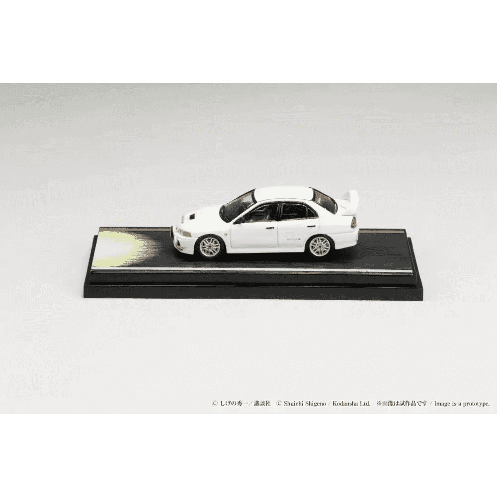 Hobby Japan 1:64 Mitsubishi Lancer RS Evolution Ⅳ / INITIAL D VS Takumi Fujiwara With Seiji Iwaki Figure