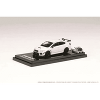 Thumbnail for Hobby Japan 1:64 Subaru WRX STI RA-R Full Option w/ Engine Crystal White Pearl HJ641040W