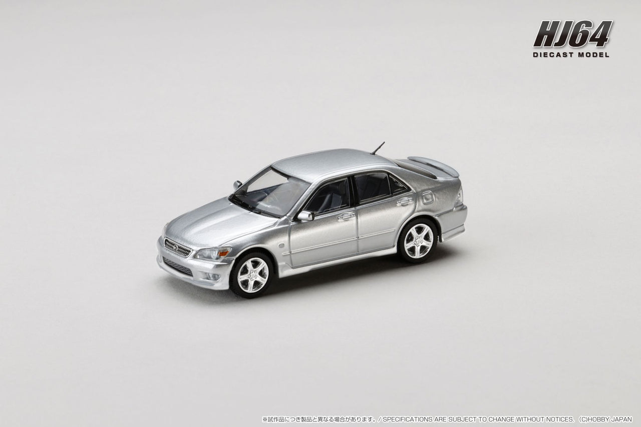 Hobby Japan 1:64 Toyota ALTEZZA RS200 E10 1998 SILVER METALLIC