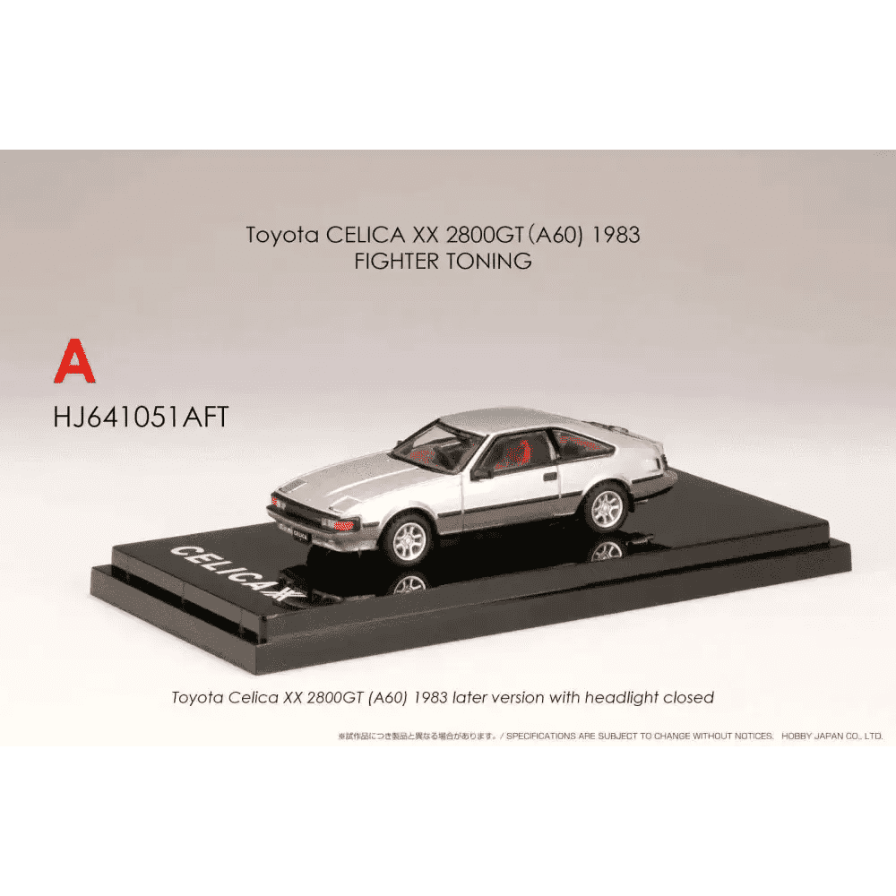 Hobby Japan 1:64 Toyota Celica A60 1983 2800GT Silver