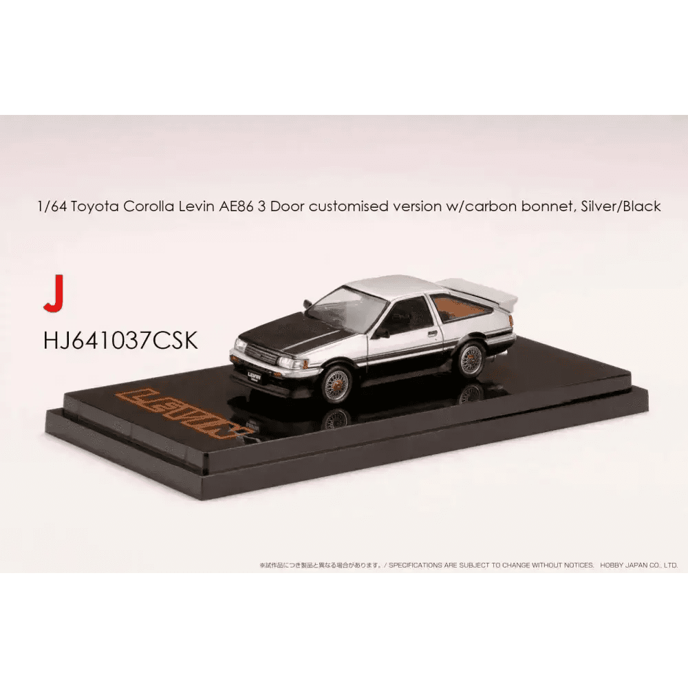 Hobby Japan 1:64 Toyota Corolla AE86 Levin - Little – Little Hobby Japan 1:64 Toyota Corolla AE86 Levin - Little – Little
